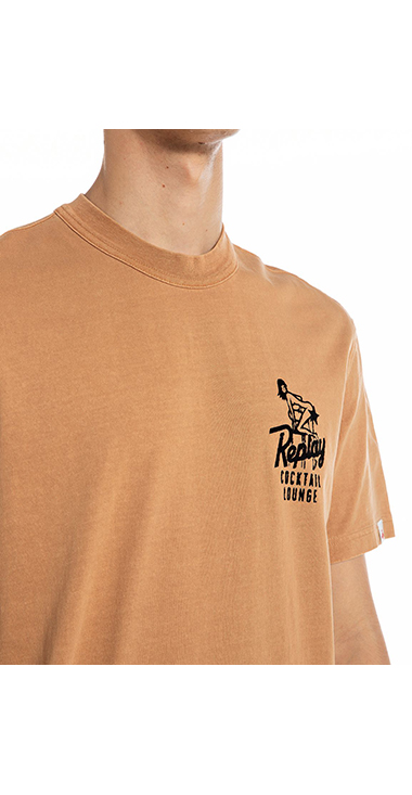 リラックスフィット コットンジャージー グラフティーTシャツ 詳細画像